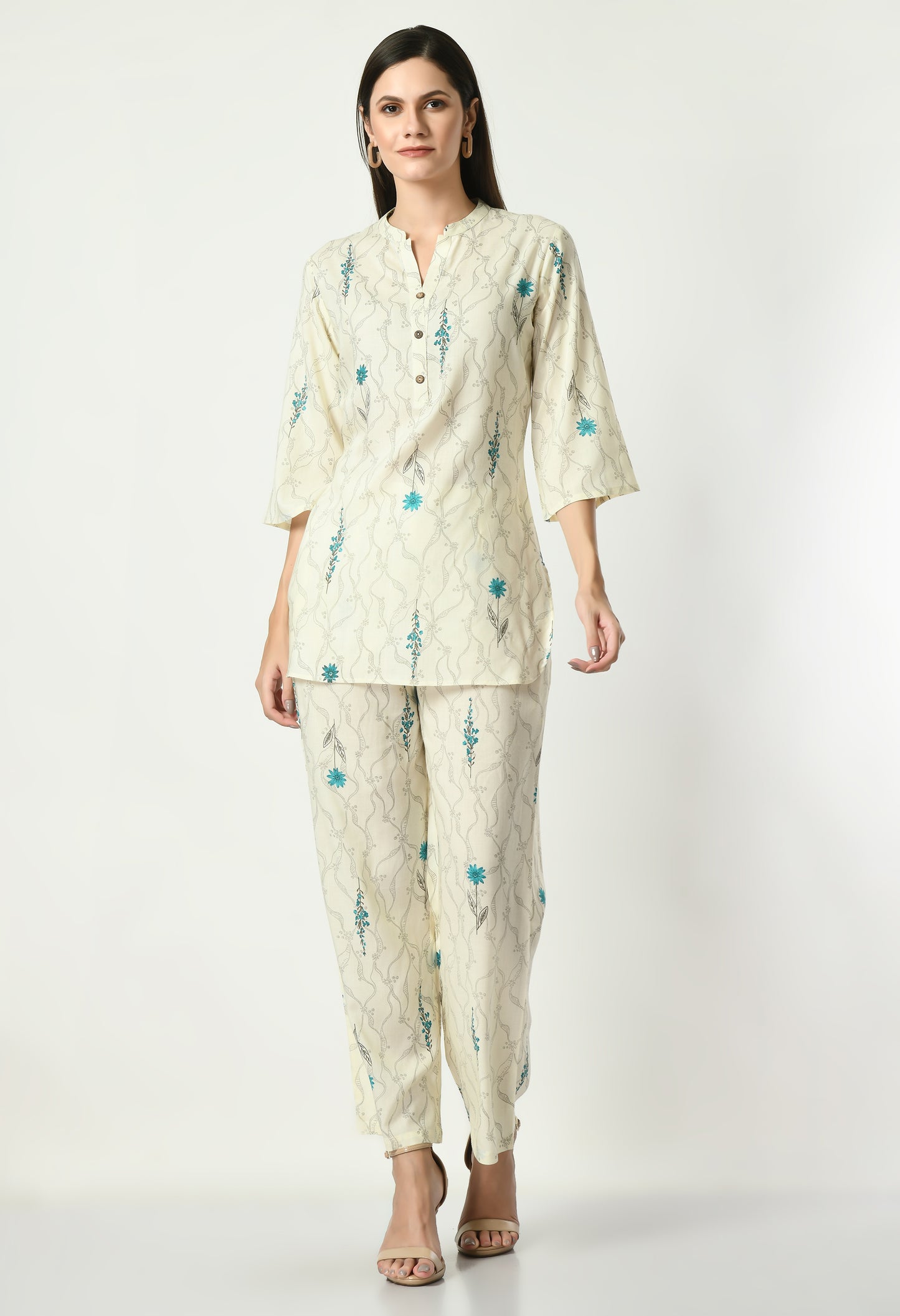 VAPPS Rayon Printed Co-Ord Set