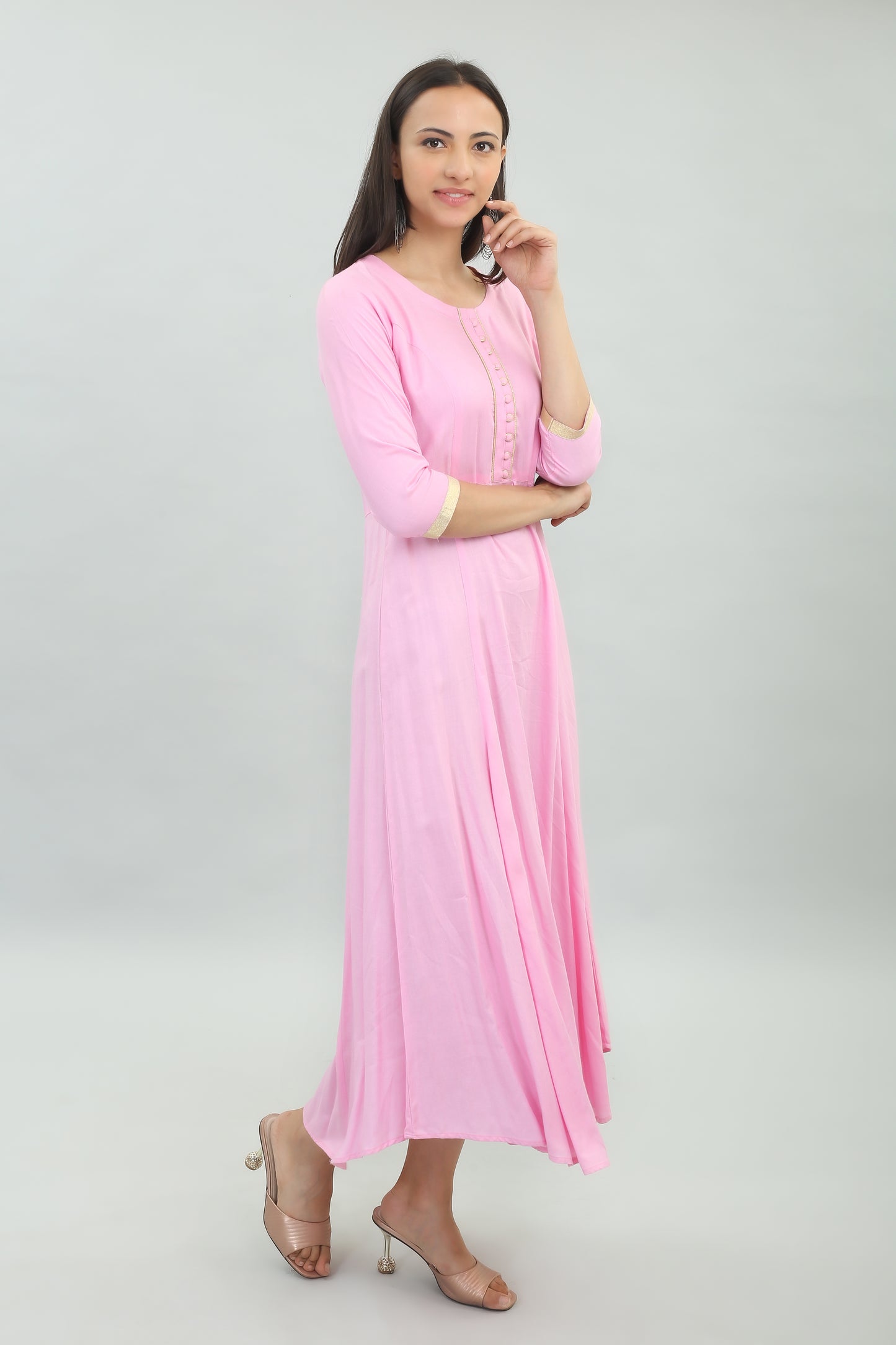 VAPPS Rayon Gown Dress