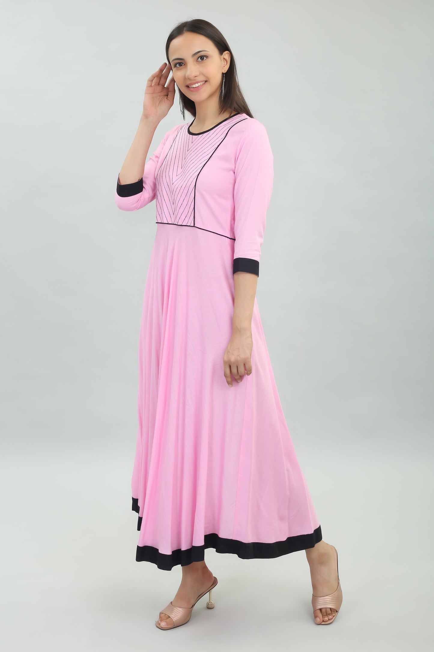 VAPPS Rayon Gown Dress