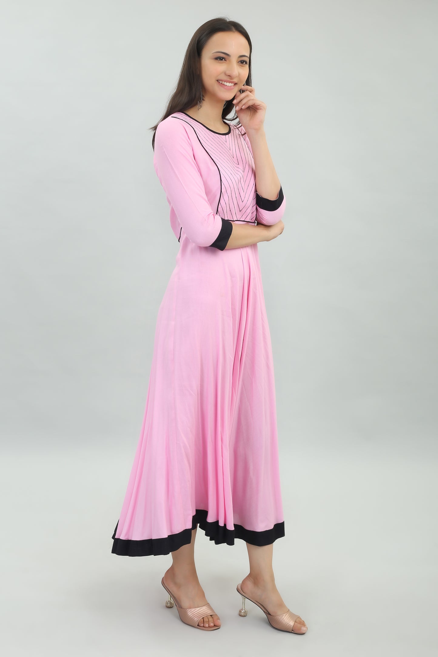 VAPPS Rayon Gown Dress