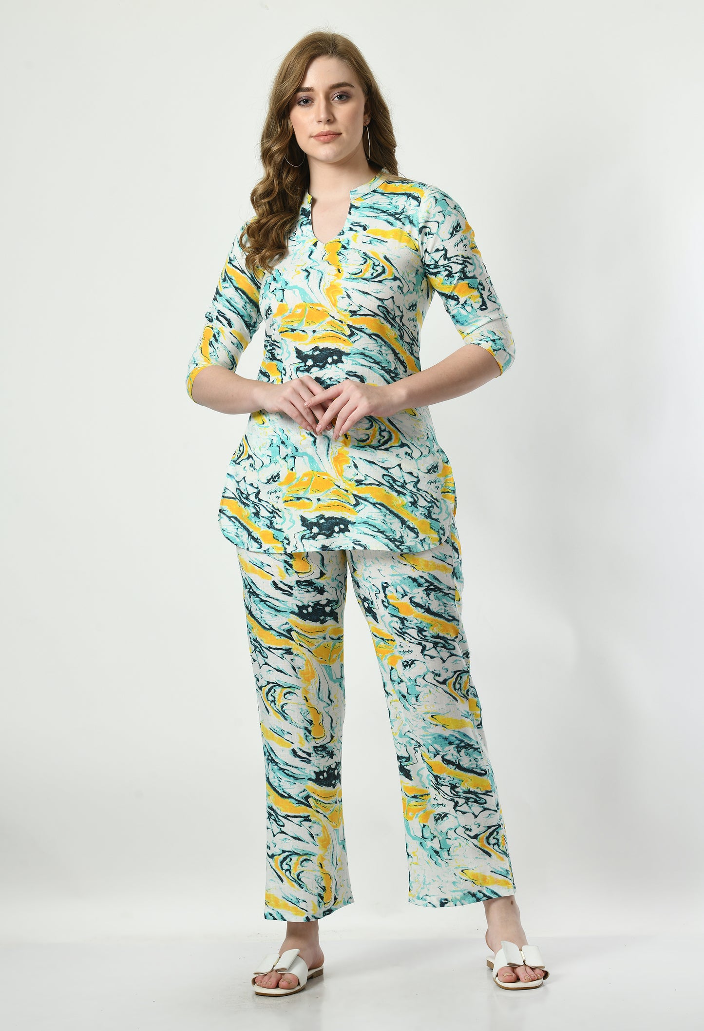 VAPPS Cotton Printed Co-Ord Set