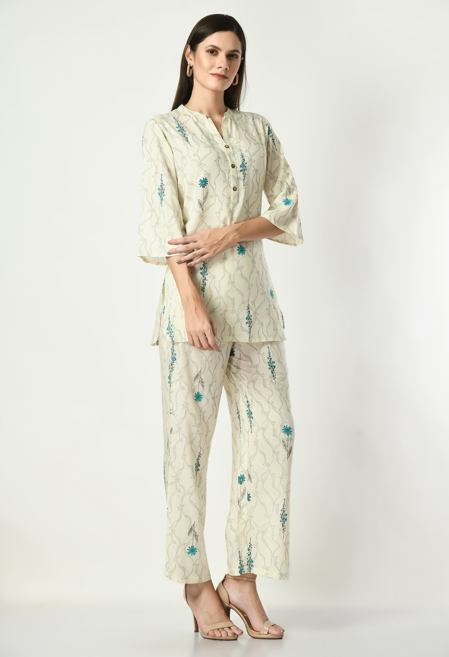 VAPPS Rayon Printed Co-Ord Set