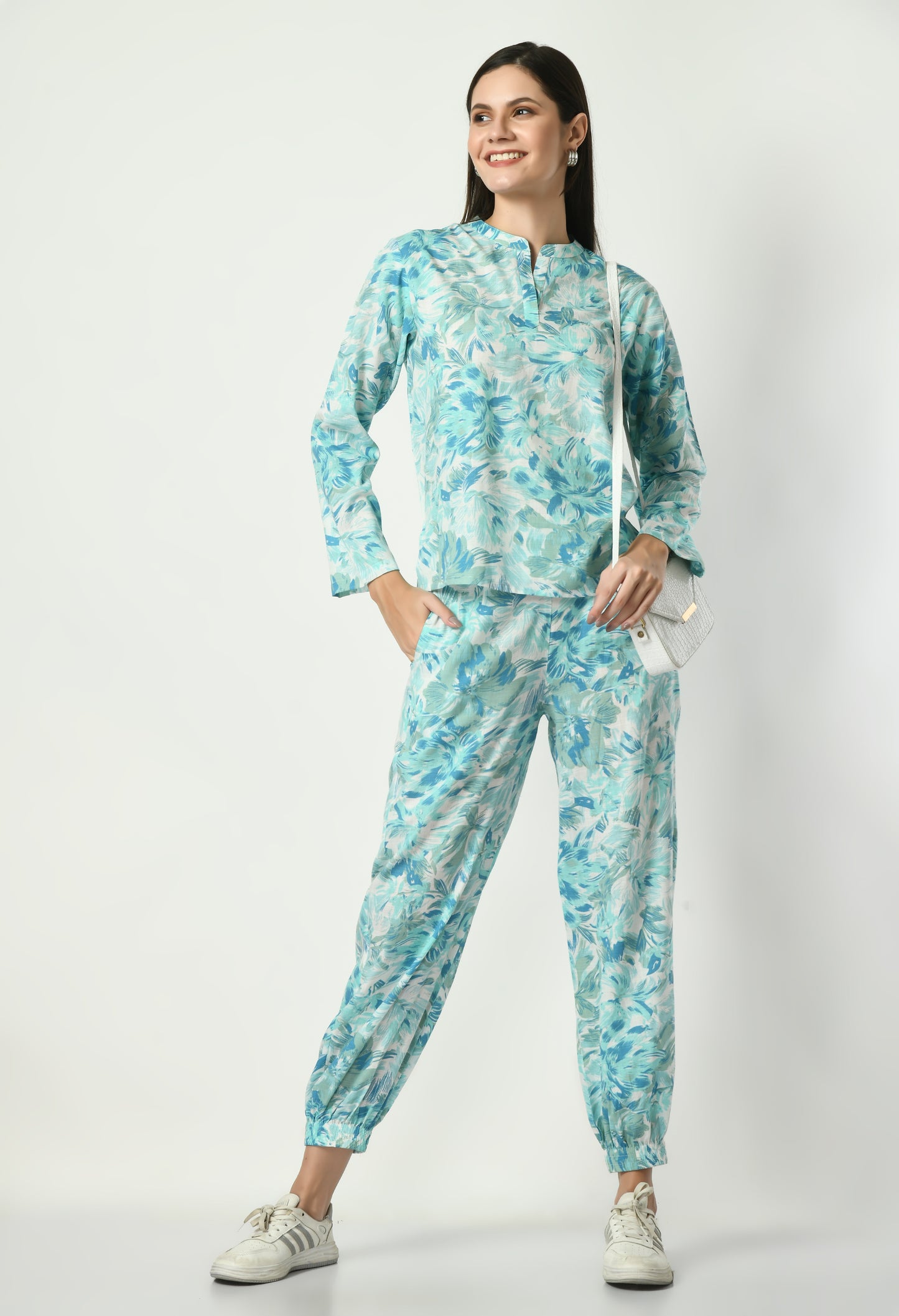 VAPPS Cotton Printed Sport Suit Set