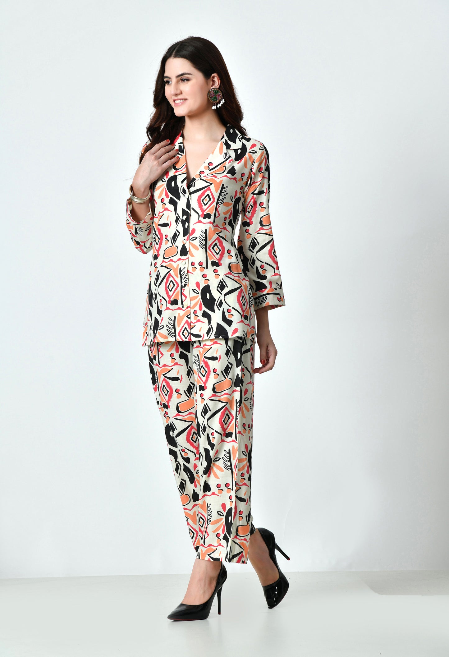 VAPPS Cotton Printed Co-Ord Set