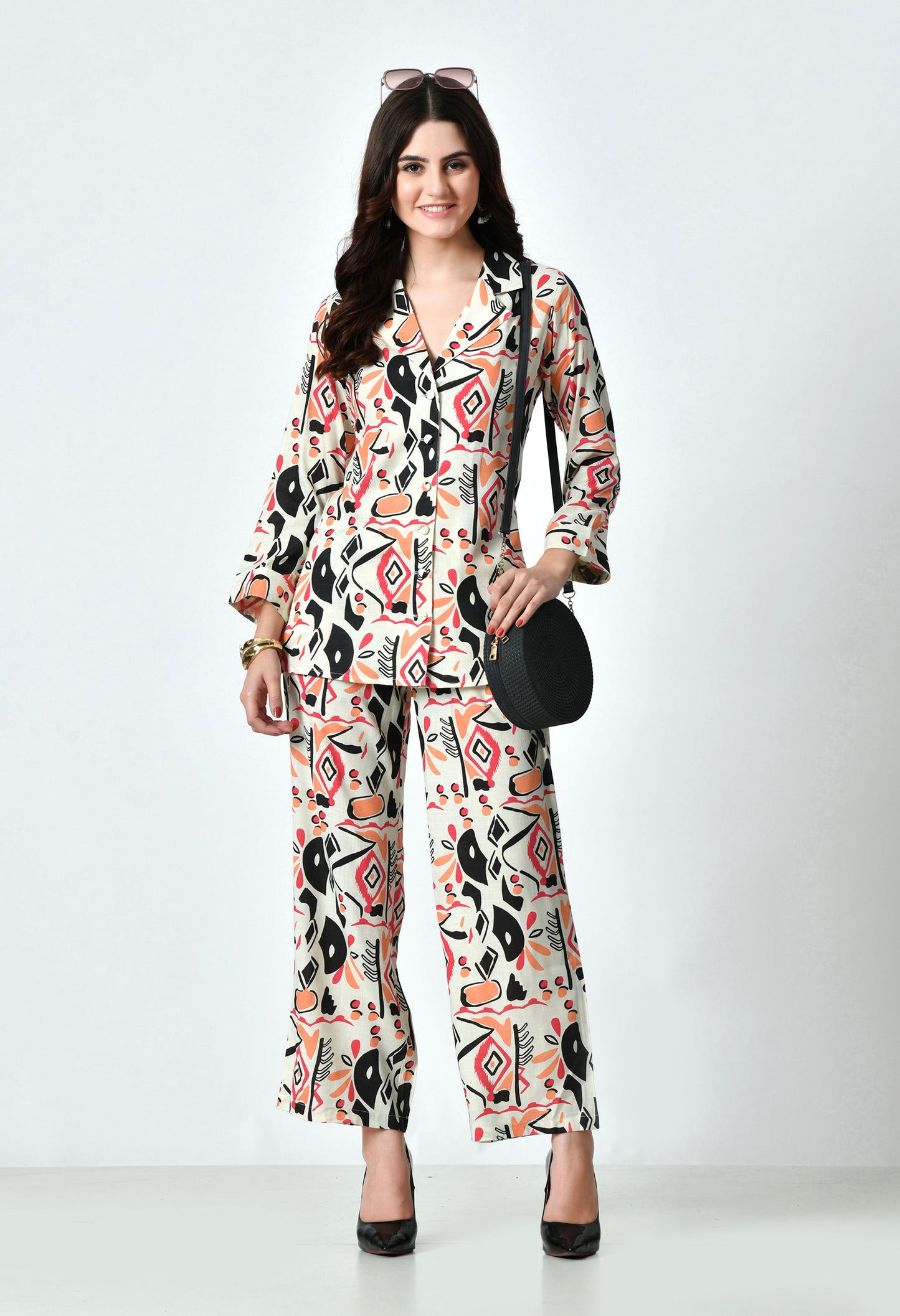 VAPPS Cotton Printed Co-Ord Set