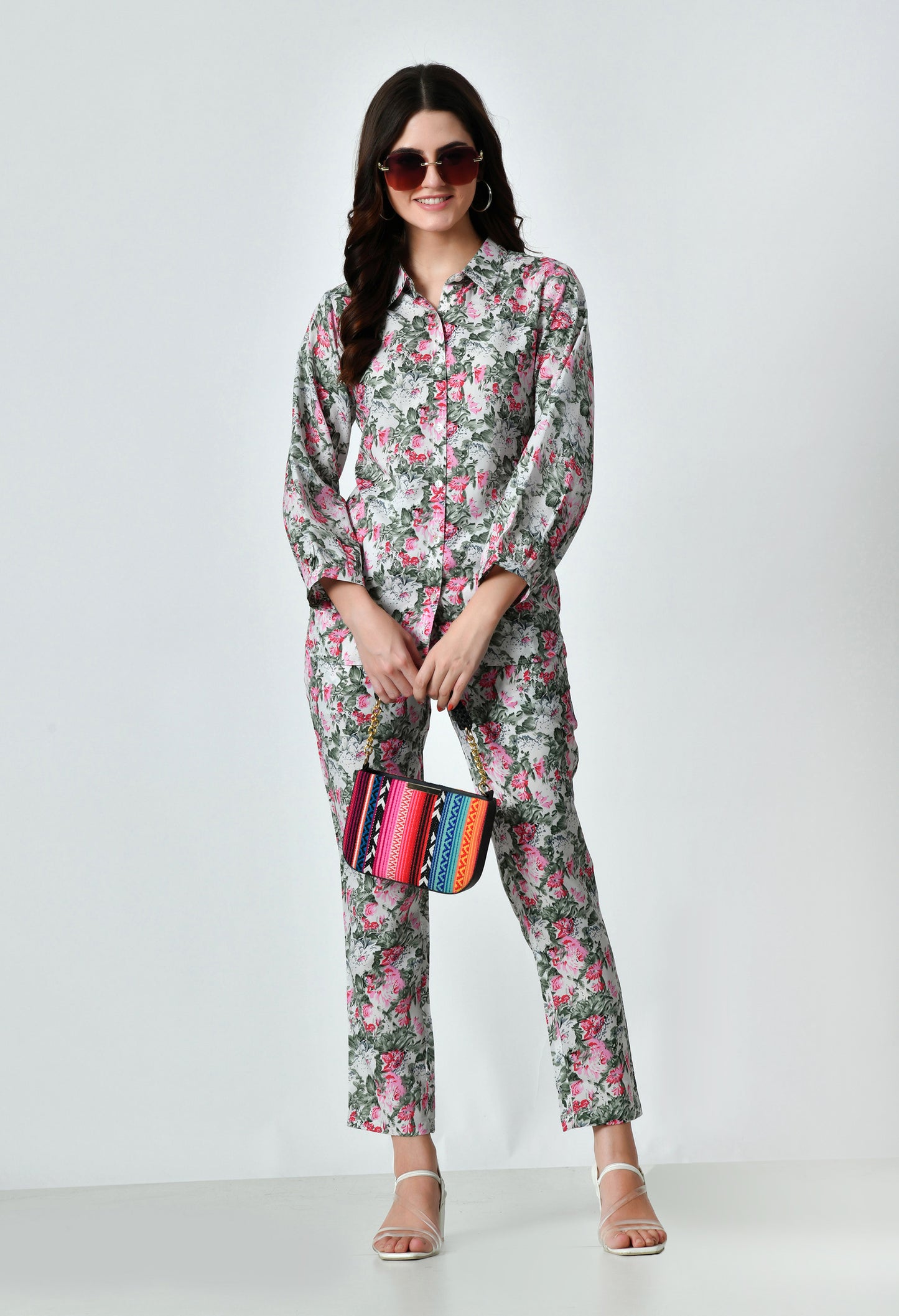 VAPPS Crepe Printed Co-Ord Set