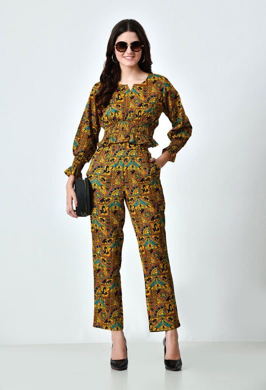 VAPPS Crepe Printed Co-Ord Set