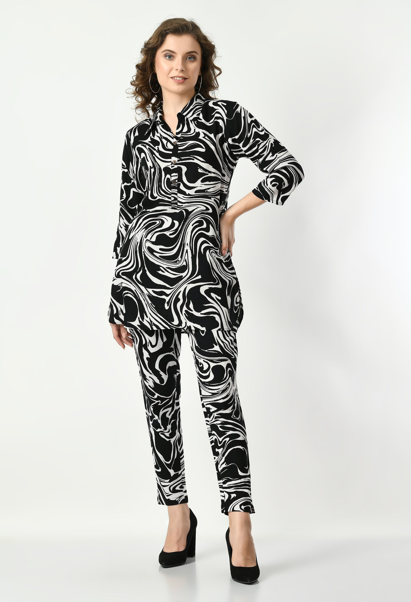 VAPPS Rayon Printed Co-Ord Set