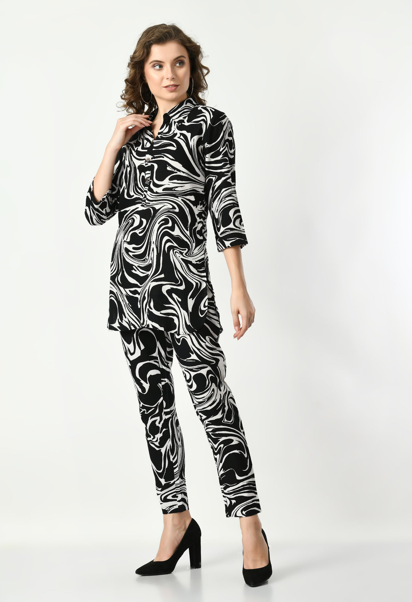 VAPPS Rayon Printed Co-Ord Set