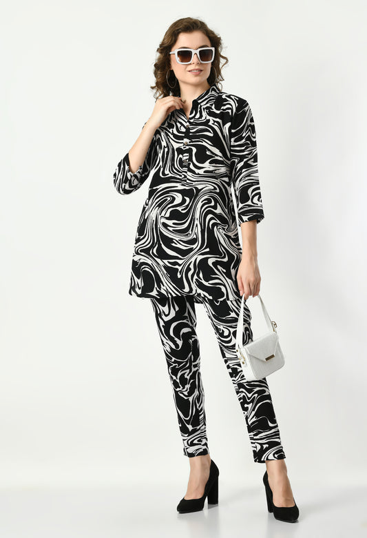 VAPPS Rayon Printed Co-Ord Set