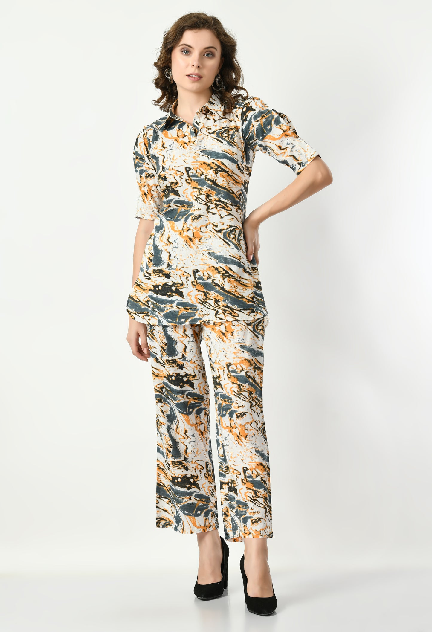 VAPPS Cotton Printed Co-Ord Set