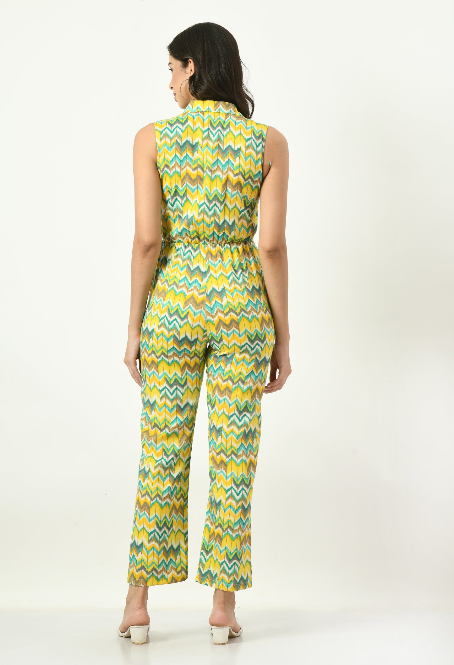 VAPPS Cotton Printed Jumpsuit Set